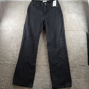 Abercrombie & Fitch Jeans Womens 31 12XL 90s Relaxed High Rise Faux Leather Pant